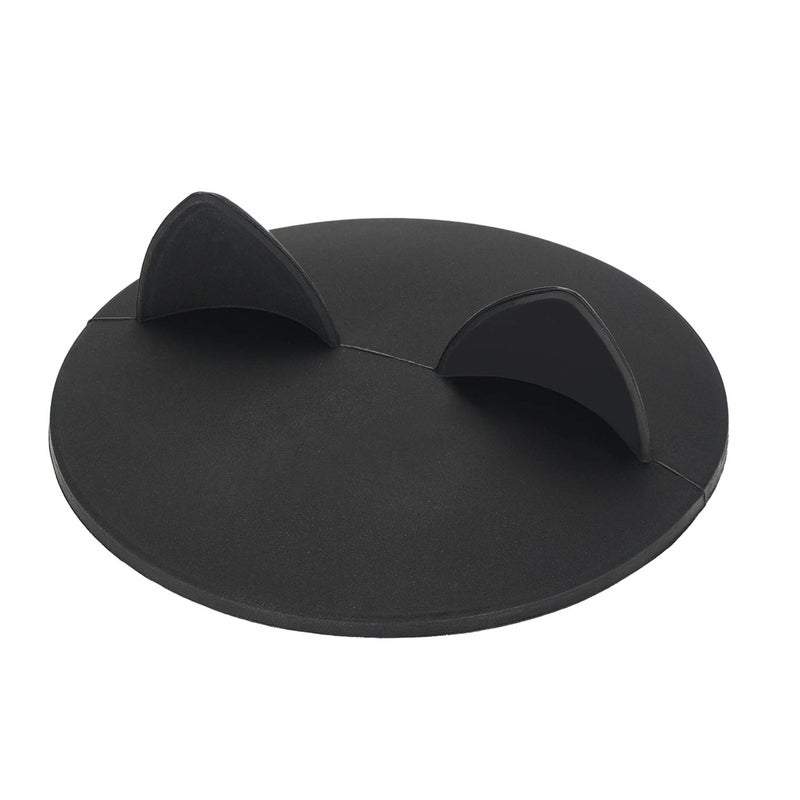 SUNMON HK Aura Studio 4 Speaker Anti-dust Cover - Silicone Lip for Harman Kardon Soundsticks 2, 3, 4 and Aura Studio 1, 2, 3, 4 Bluetooth Transparent Speaker System (Cat Black) - Image 4